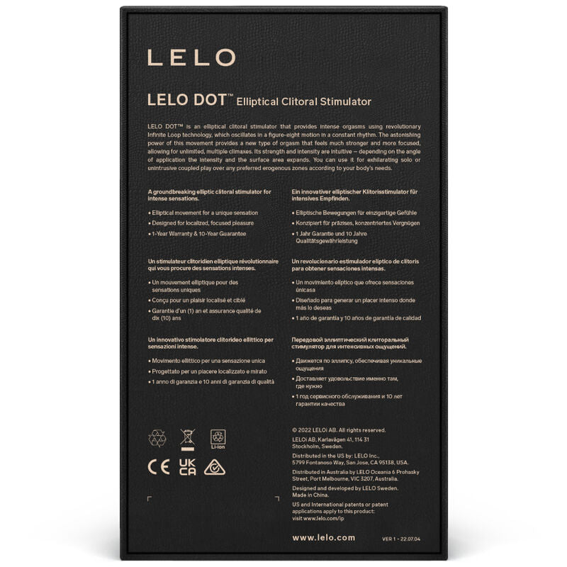 LELO Dot Stimolatore Clitoride Infinite Loop Lilla – immagine 3