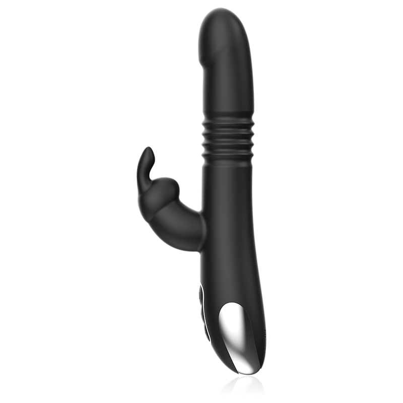 Black&Silver Kenji Vibratore Rabbit Su e Giù con Telecomando WatchMe – immagine 4