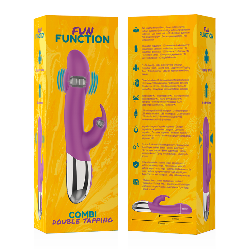 Fun Function Combi Double Tapping Stimolatore Clitoride – immagine 8