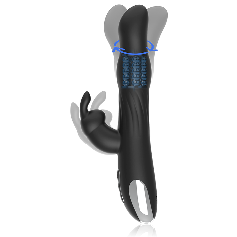 Brilly Glam Moebius Vibratore Rabbit Rotante con Telecomando WatchMe – immagine 3