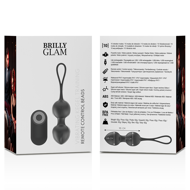 Brilly Glam Palline Kegel Vibranti con Telecomando – immagine 9