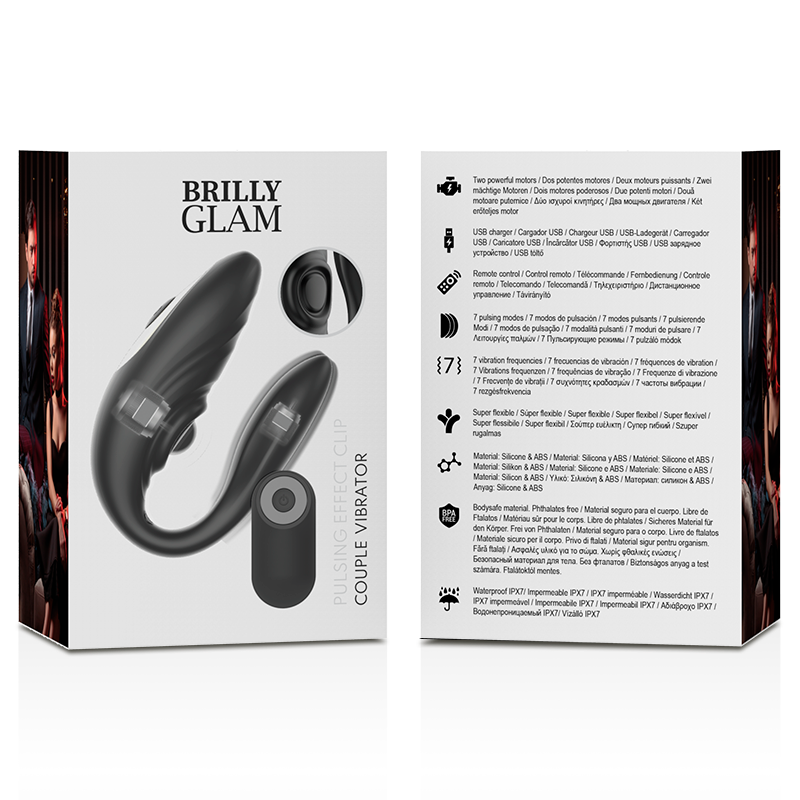 Brilly Glam Vibratore di Coppia a Pulsazione con Telecomando – immagine 7