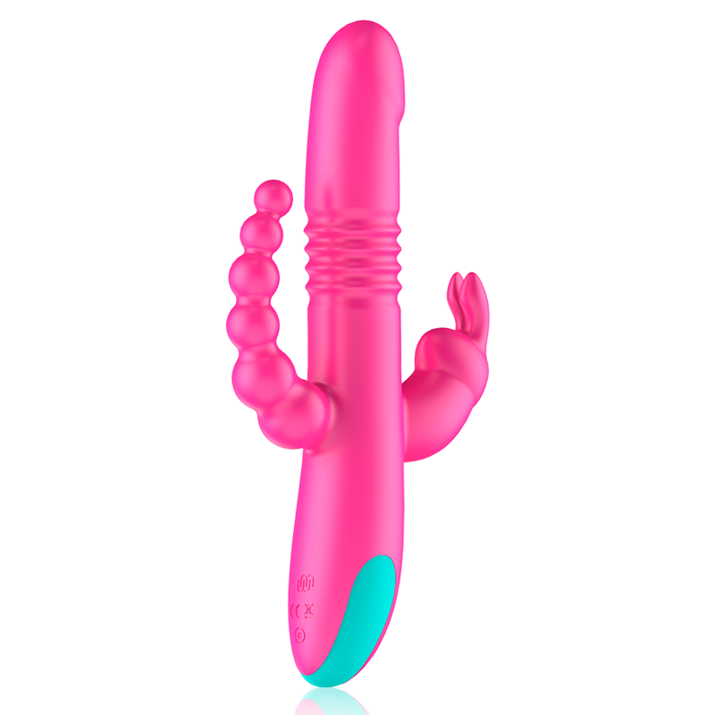 Happy Loky Donald Vibratore Tripla Stimolazione con Telecomando WatchMe – immagine 4
