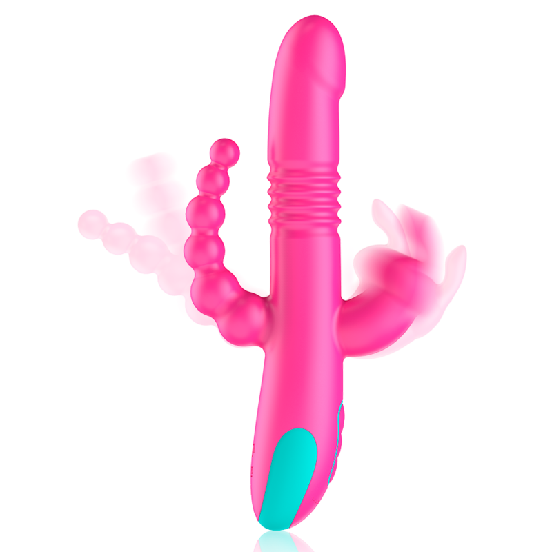 Happy Loky Donald Vibratore Tripla Stimolazione con Telecomando WatchMe – immagine 3