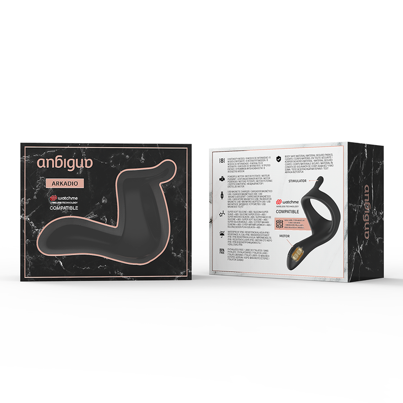 Anbiguo Arkadio Stimolatore Glande e Perineo con Telecomando WatchMe – immagine 13