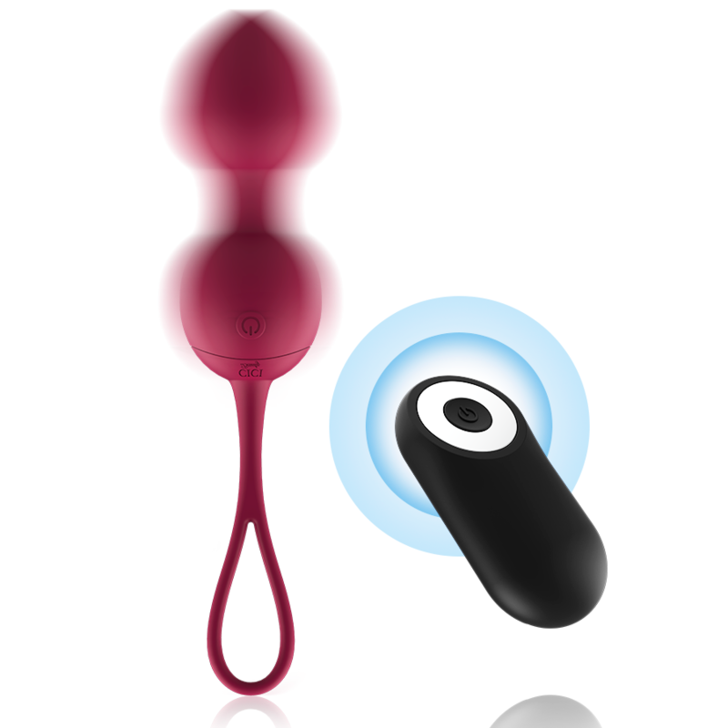 Cici Beauty Set 3 Palline Kegel con Pallina Vibrante e Telecomando – immagine 2