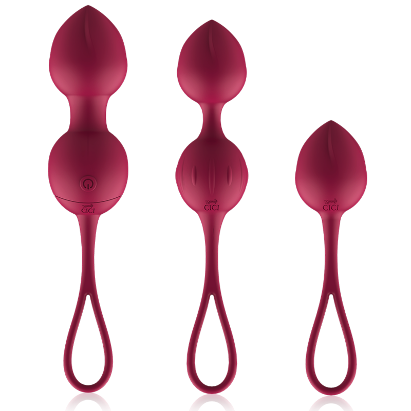 Cici Beauty Set 3 Palline Kegel con Pallina Vibrante e Telecomando – immagine 3