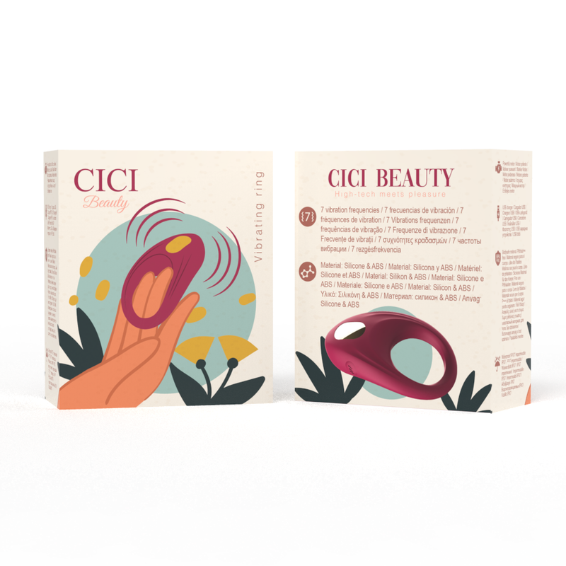 Cici Beauty Anello Vibrante Premium in Silicone Rosso – immagine 8