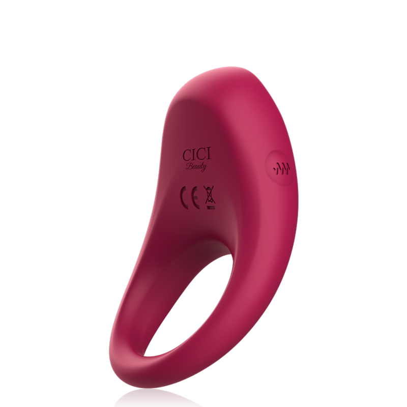 Cici Beauty Anello Vibrante Premium in Silicone Rosso – immagine 6