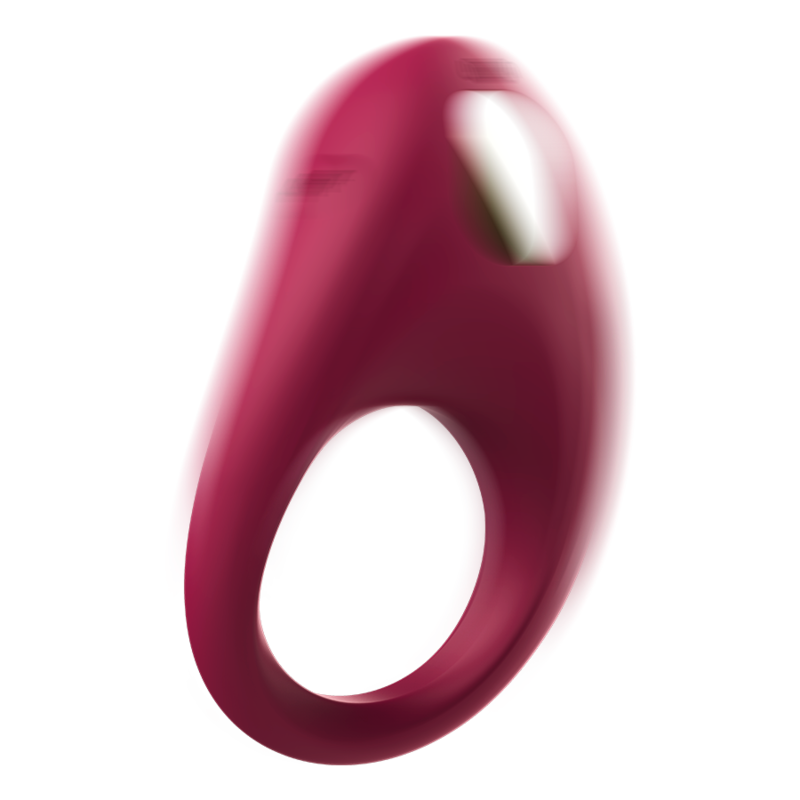 Cici Beauty Anello Vibrante Premium in Silicone Rosso – immagine 2