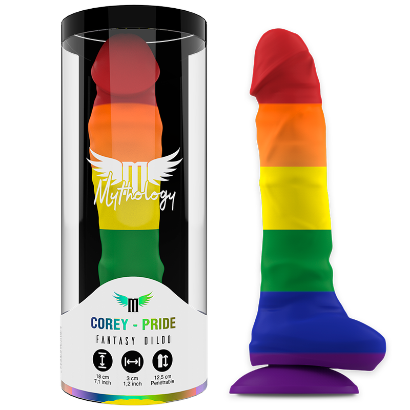 Mythology Corey Pride Dildo Fantasy M Arcobaleno