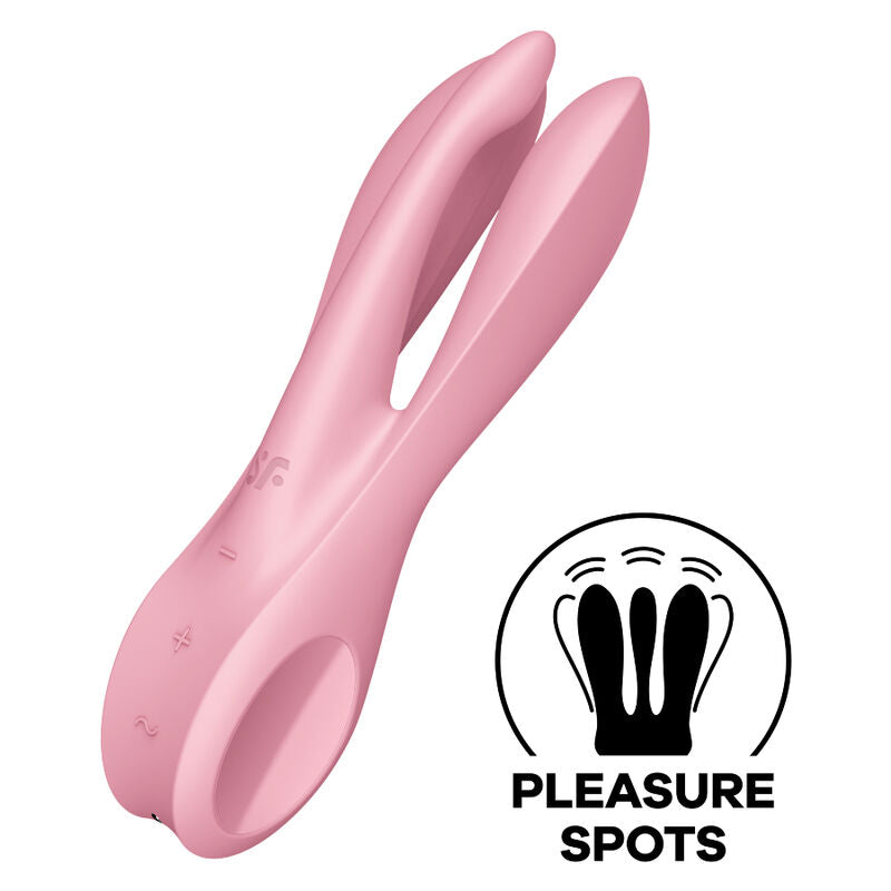 Satisfyer Threesome 1 Vibratore Multifunzione Rosa – immagine 2