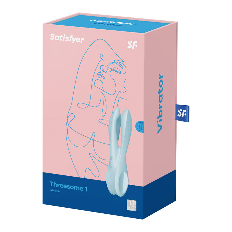 Satisfyer Threesome 1 Vibratore Multifunzione Blu – immagine 5