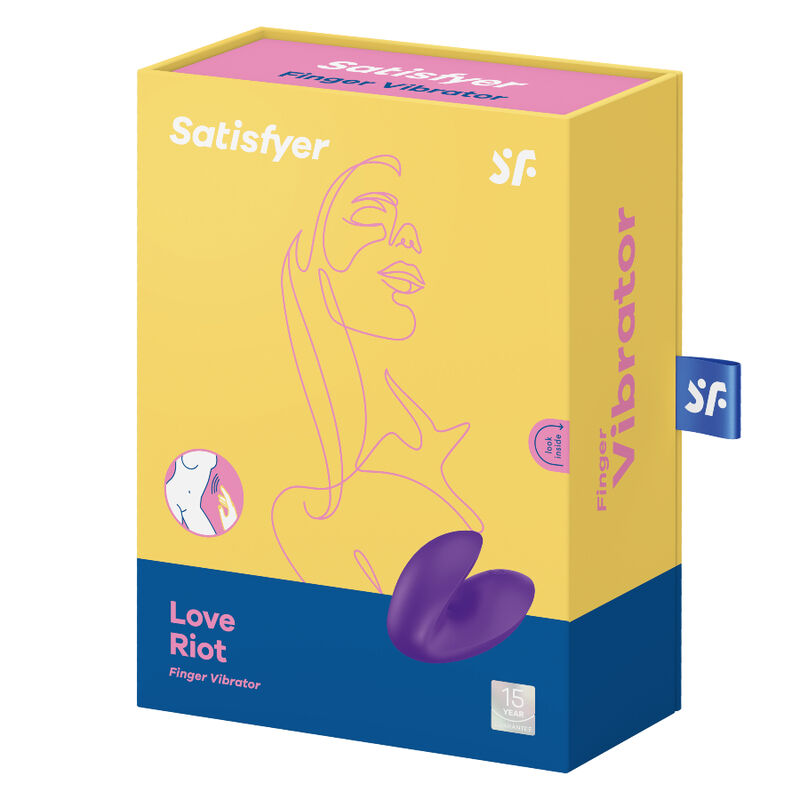 Satisfyer Love Riot Vibratore da Dito Viola – immagine 4