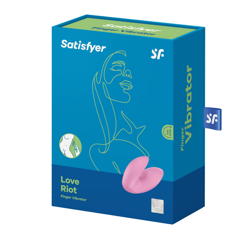 Satisfyer Love Riot Vibratore da Dito Rosa – immagine 4