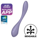 Satisfyer G-Spot Flex 5 Multi Vibratore con App Lilla