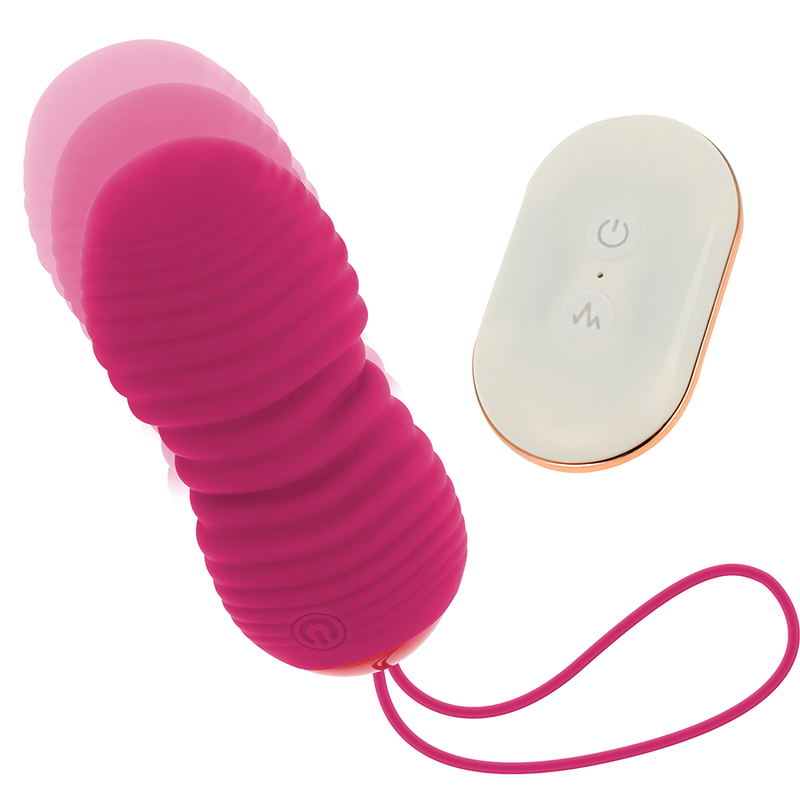 Ohmama Ovetto Vibrante Su e Giù con Telecomando 7 Modalità Rosa – immagine 2