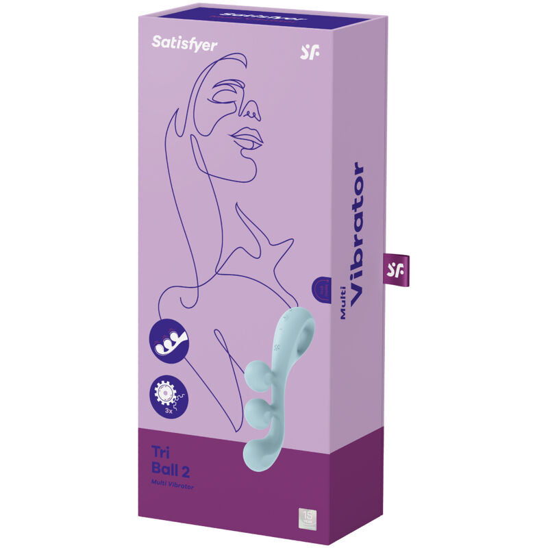 Satisfyer Tri Ball 2 Vibratore Multifunzione Blu – immagine 4