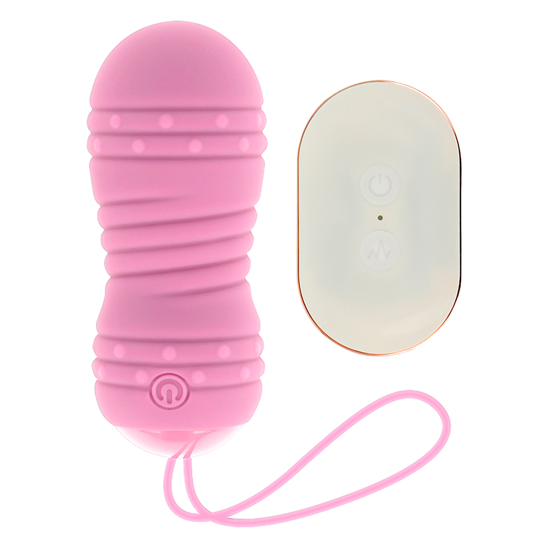 OHMAMA Uovo Rotante con Telecomando 7 Modalità Rosa