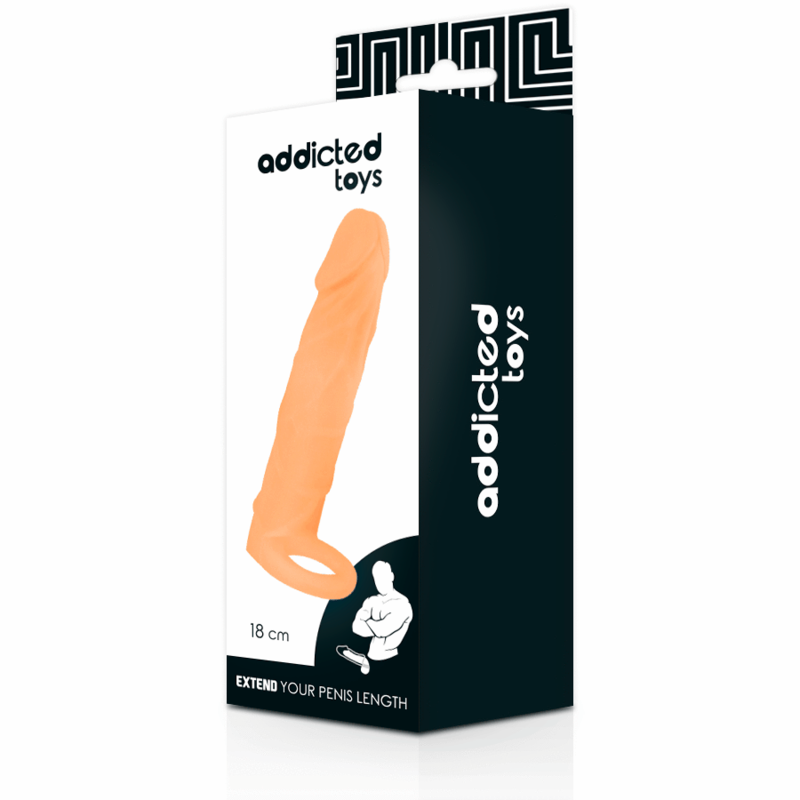 Addicted Toys Guaina Estensore Pene Realistica 18 cm – immagine 3