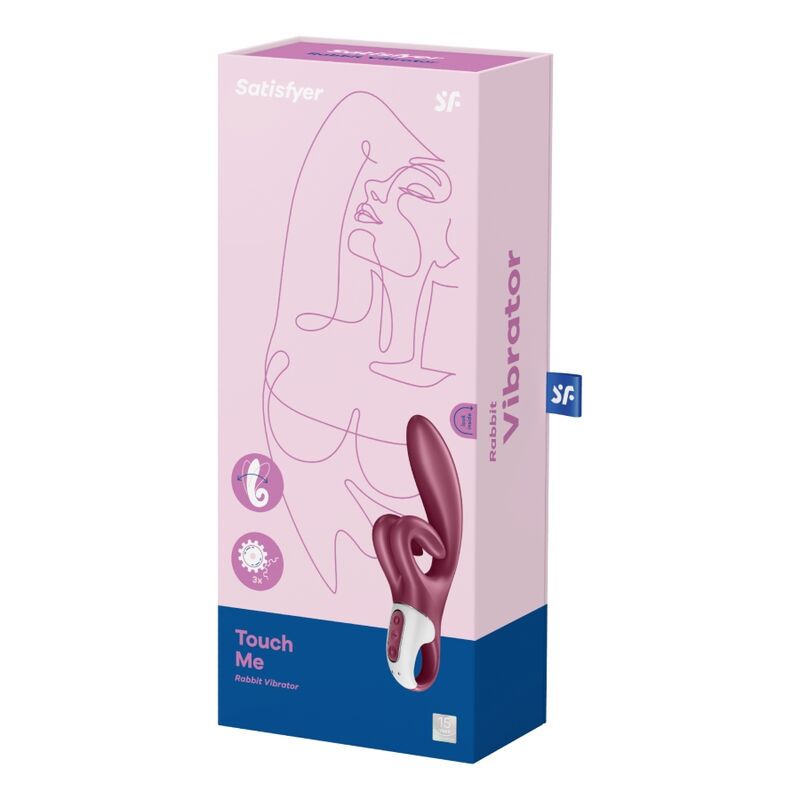 Satisfyer Touch Me Vibratore Rabbit Rosso – immagine 5