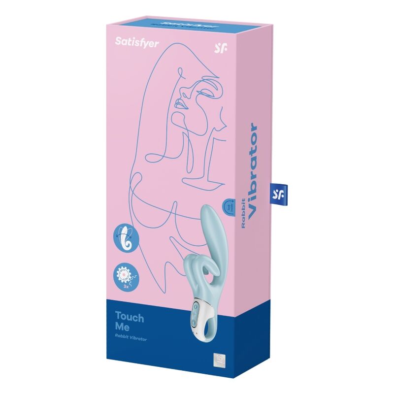 Satisfyer Touch Me Vibratore Rabbit Blu – immagine 5