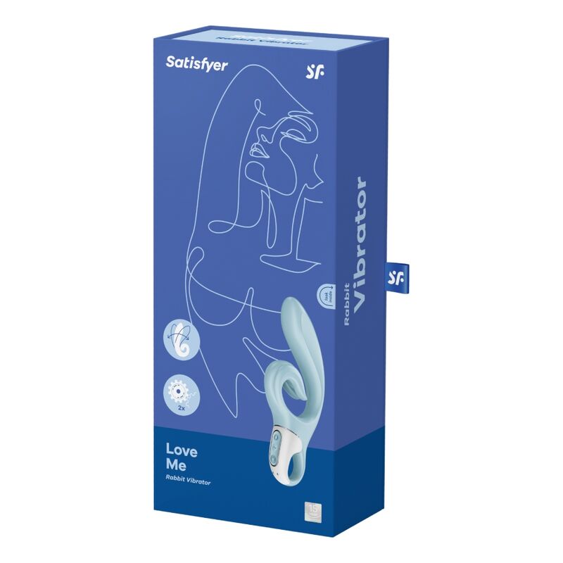 Satisfyer Love Me Vibratore Rabbit Blu – immagine 5