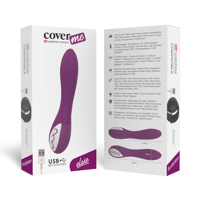 Coverme Elsie Vibratore con Telecomando WatchMe – immagine 5