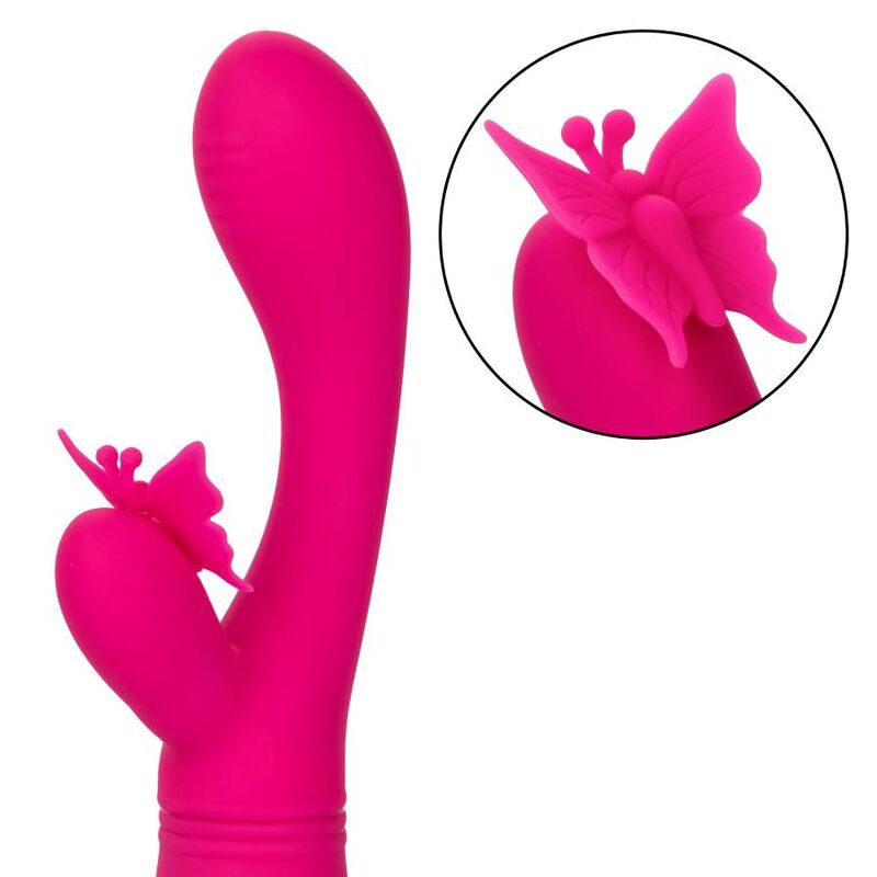CalExotics Butterfly Kiss Flutter Vibratore Rabbit Rosa – immagine 5