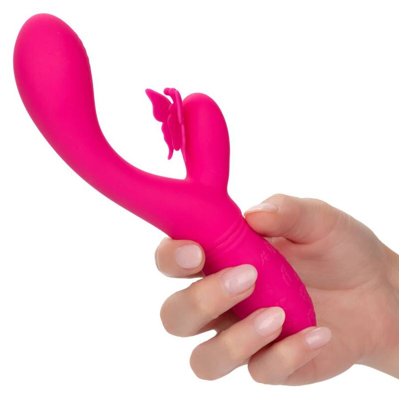 CalExotics Butterfly Kiss Flutter Vibratore Rabbit Rosa – immagine 7