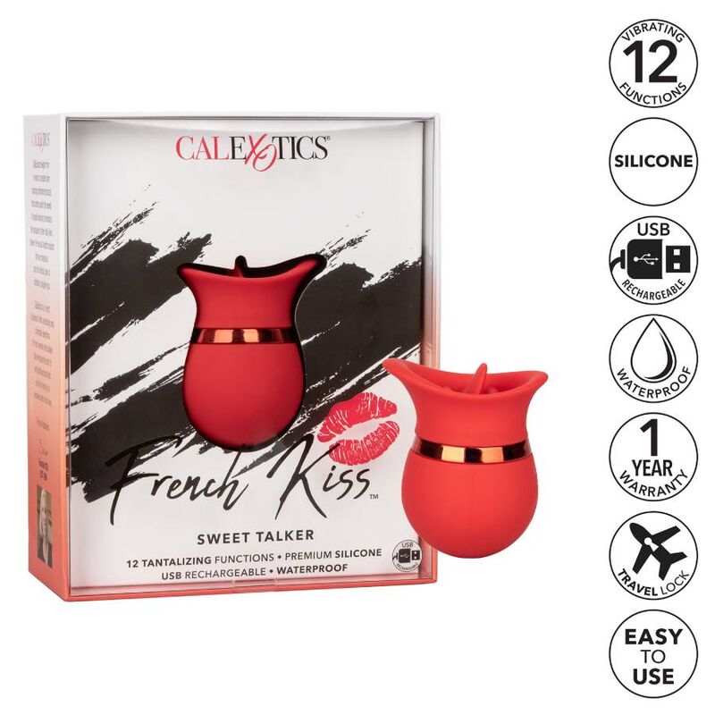 CalExotics French Kiss Sweet Talker Stimolatore a Lingua – immagine 2