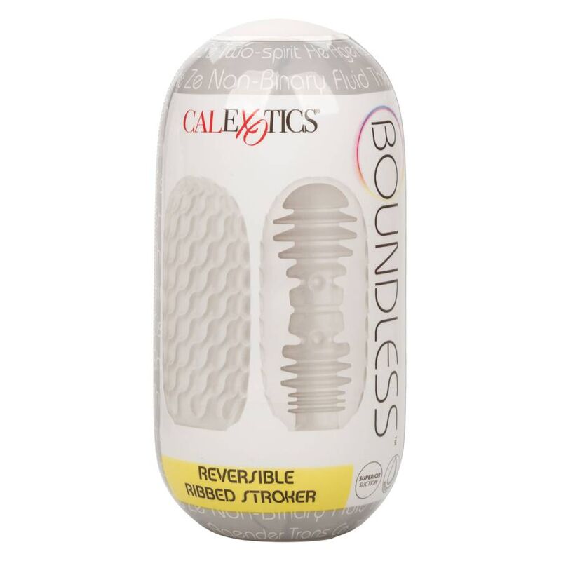 CalExotics Boundless Ribbed Stroker Reversibile a Coste – immagine 10