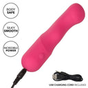 CalExotics Pixies Curvy Massaggiatore Ricaricabile in Silicone Rosa – immagine 3