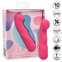 CalExotics Pixies Curvy Massaggiatore Ricaricabile in Silicone Rosa – immagine 4