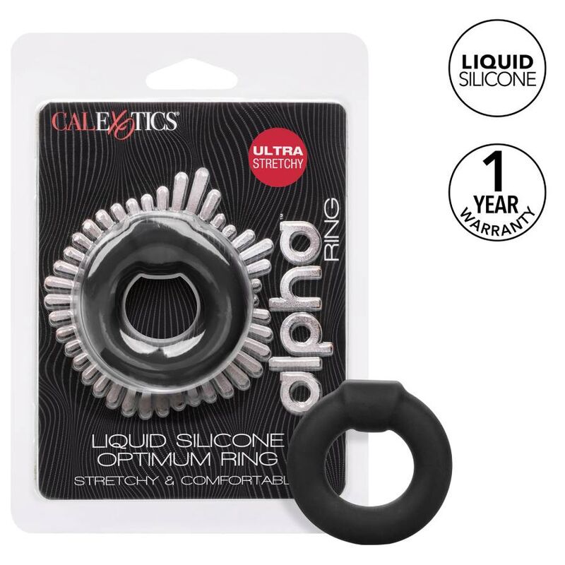 CalExotics Alpha Optimum Anello in Silicone Liquido Nero – immagine 2