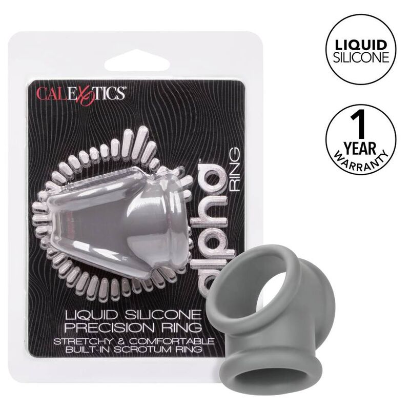 CalExotics Alpha Precision Anello in Silicone Liquido Grigio – immagine 2