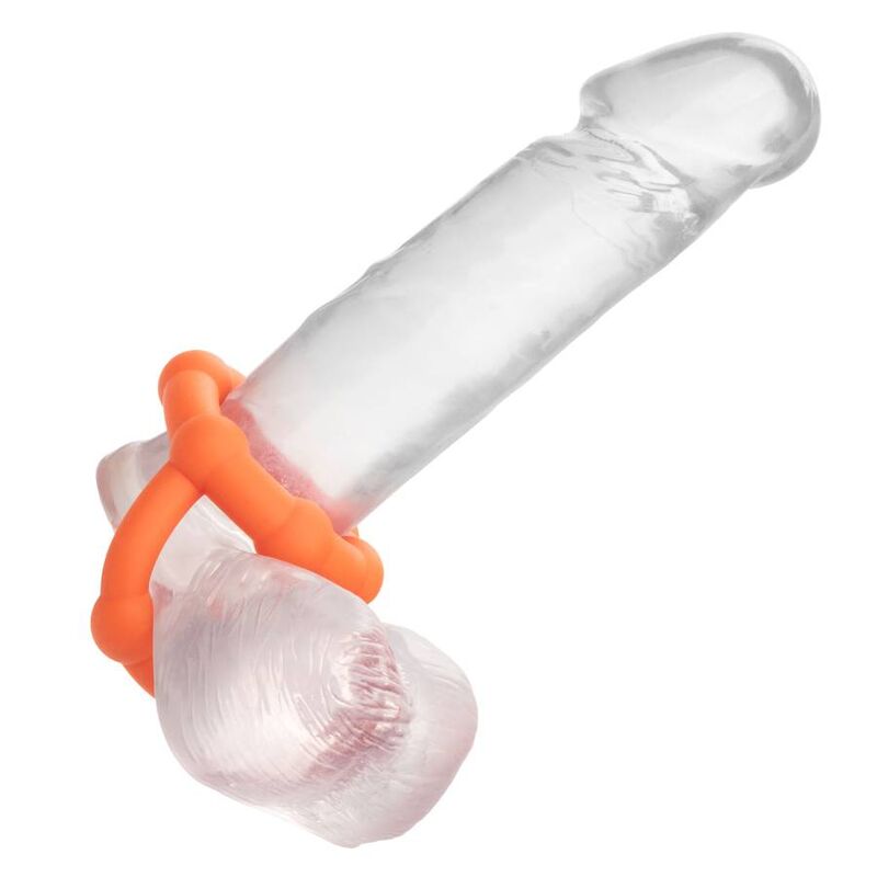 CalExotics Alpha All Star Anello in Silicone Liquido Arancione