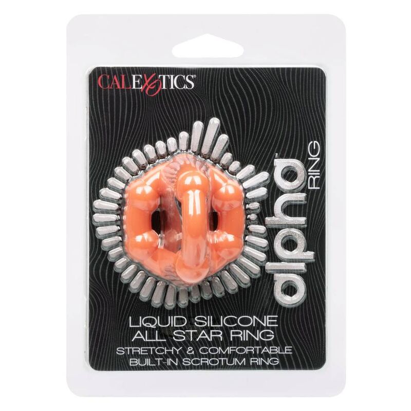 CalExotics Alpha All Star Anello in Silicone Liquido Arancione – immagine 13