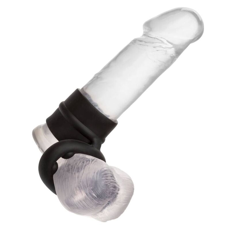 CalExotics Alpha Dual Magnum Anello in Silicone Liquido Nero