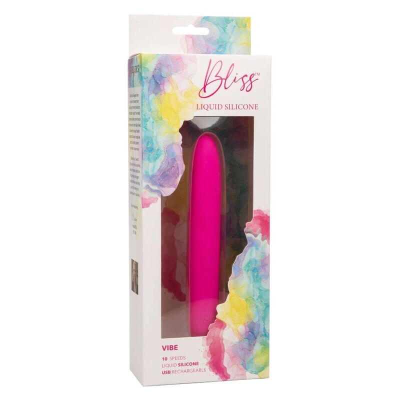CalExotics Bliss Vibratore in Silicone Liquido Rosa – immagine 10