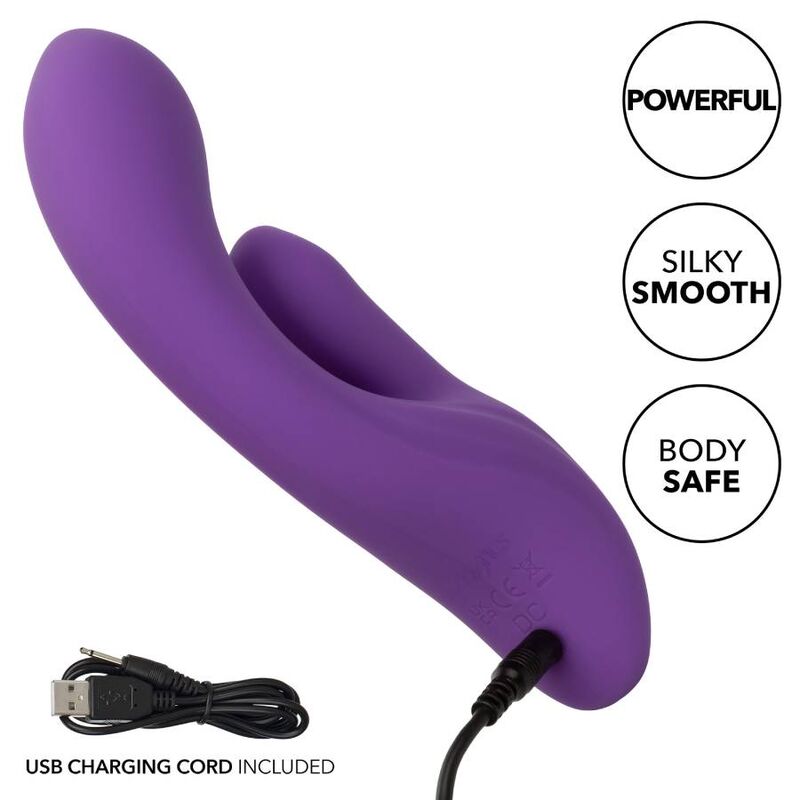 CalExotics Stella Dual Pleaser Vibratore Punto G e Clitoride Viola – immagine 4