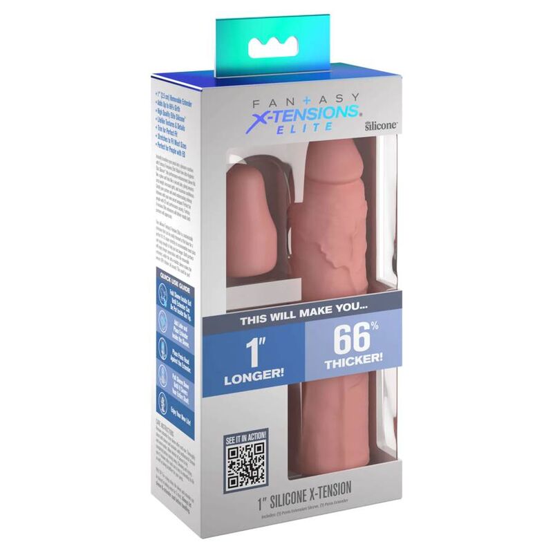 Fantasy X-Tensions Elite Guaina Estensore 7" +1" Pelle