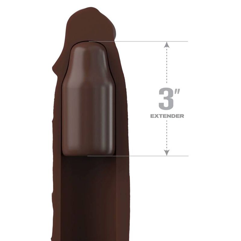 Fantasy X-Tensions Elite Guaina Estensore 9" +3" Marrone – immagine 3