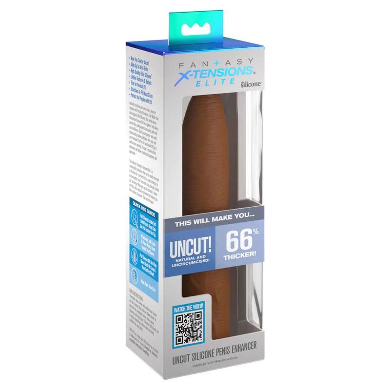 Fantasy X-Tensions Elite Guaina Non Circoncisa 7" Caramello – immagine 2