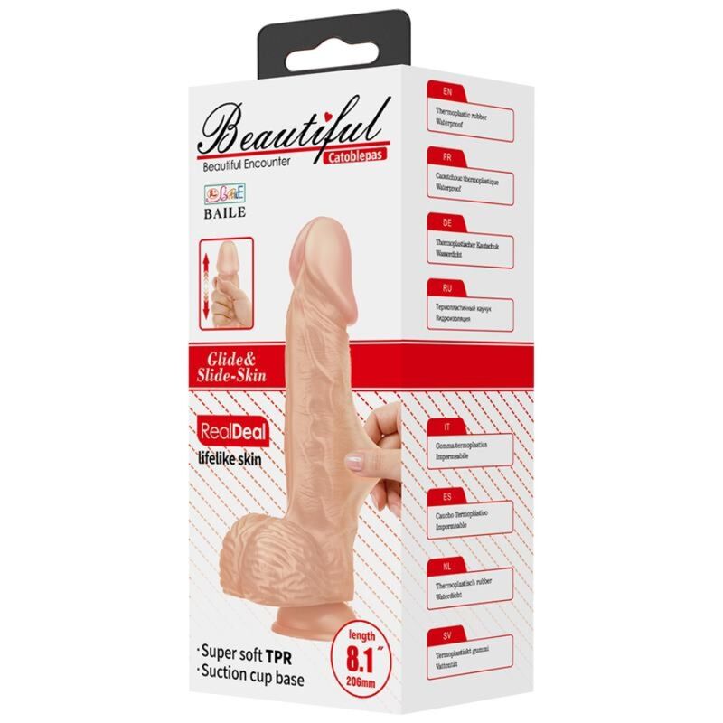 Baile Beautiful Encounter Catoblepas Dildo Realistico Flessibile 20,6 cm – immagine 7