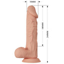 Baile Bellissimo Incontro Buraq Vibratore Realistico 24 cm con Ventosa – immagine 6