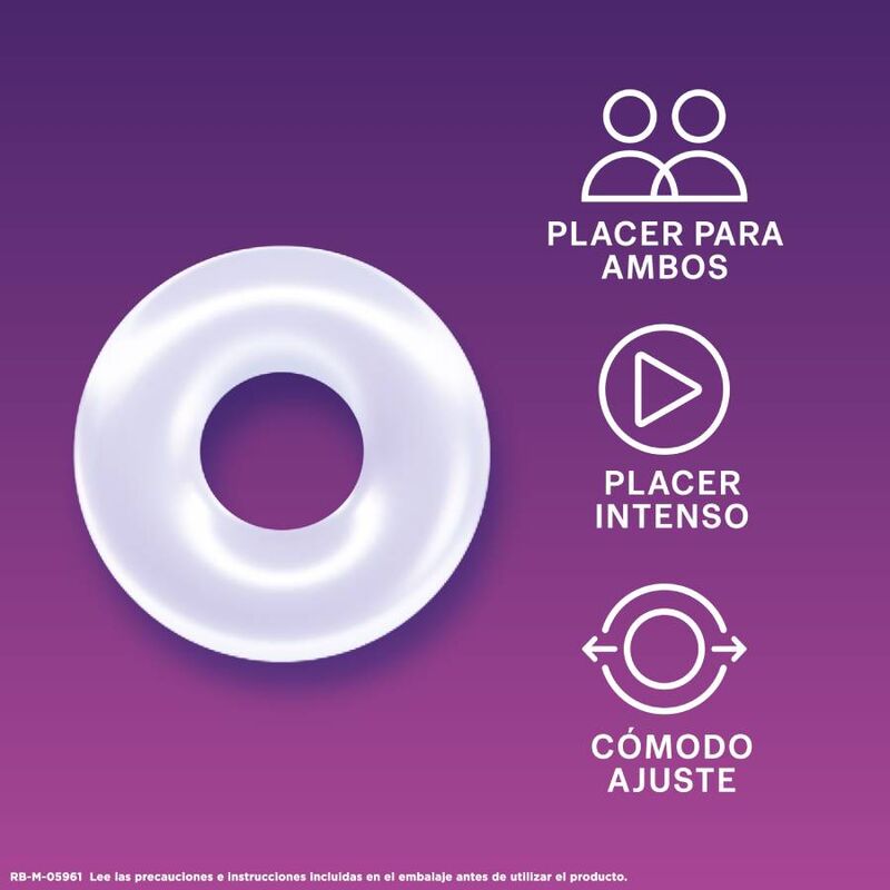 Durex Pleasure Ring Anello per il Pene Riutilizzabile – immagine 2