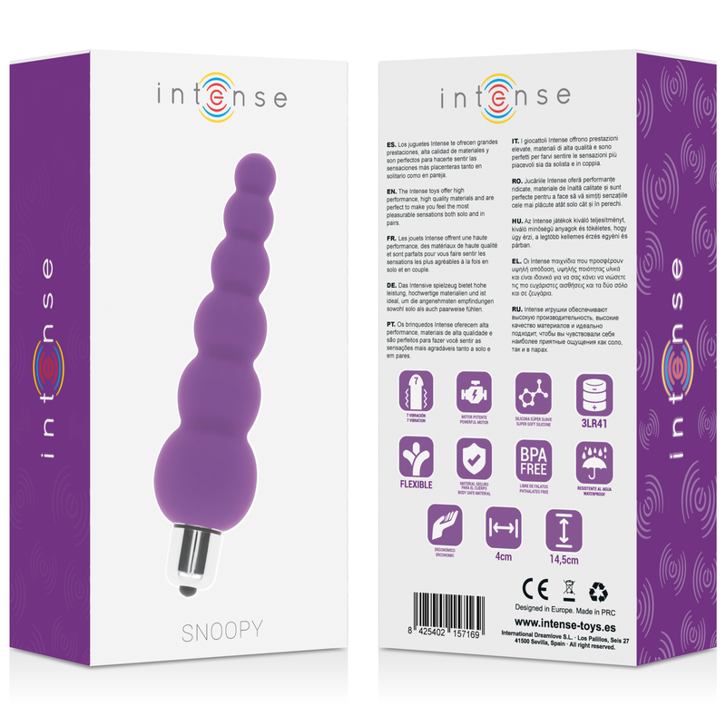Intense Snoopy Vibratore in Silicone 7 Velocità Lilla – immagine 4