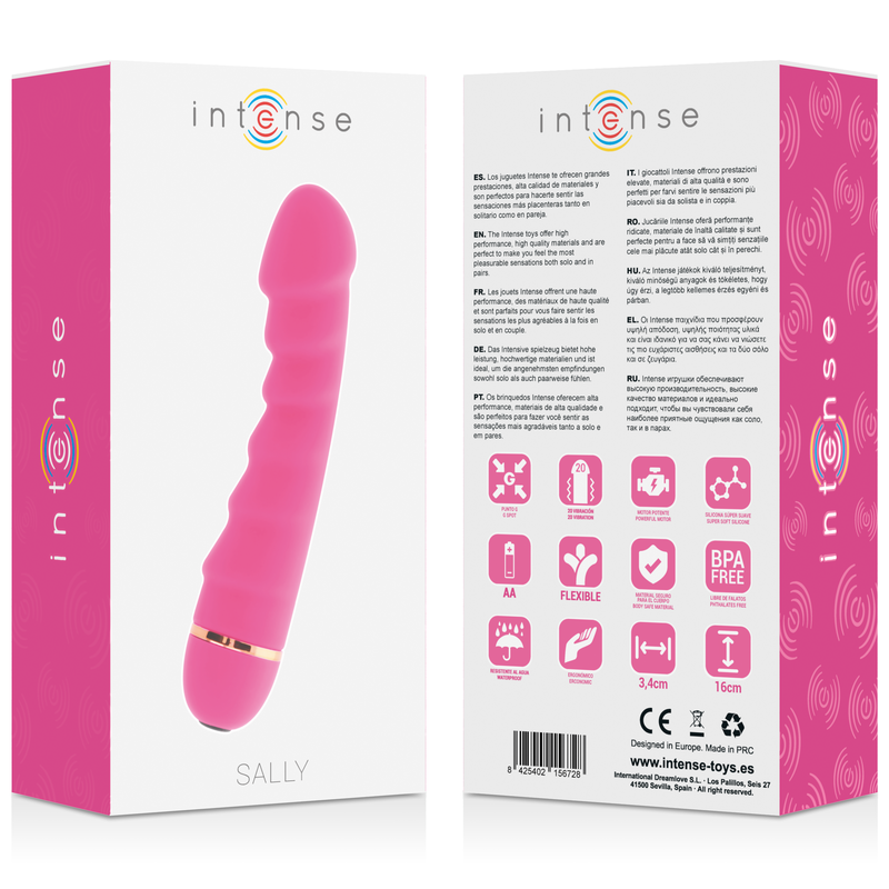 Intense Sally Vibratore in Silicone 20 Velocità Rosa – immagine 6