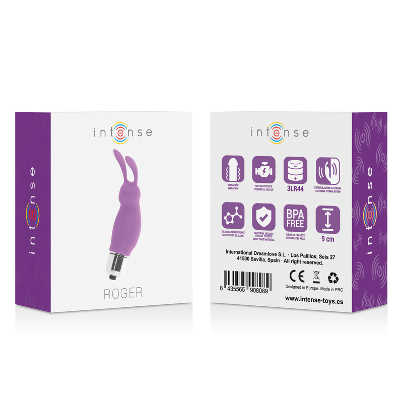 Intense Roger Mini Coniglio Vibrante Lilla – immagine 4